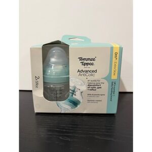 Tommee Tippee Advanced Anti-Colic Baby Bottles 5oz 2pk Extra Slow Flow 0m+ Teal